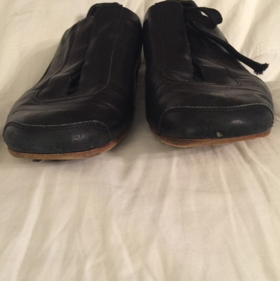 Louis Vuitton Black Leather Men's Sneakers UK 6 US 7 on the chart - Picture 5 of 10